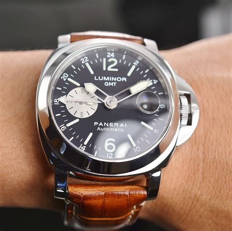 panerai gmt black dial.